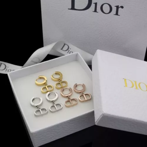 Replica Christian Dior Earrings For Women #1373165 $27.00 USD for Wholesale