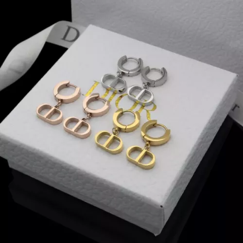 Replica Christian Dior Earrings For Women #1373167 $27.00 USD for Wholesale
