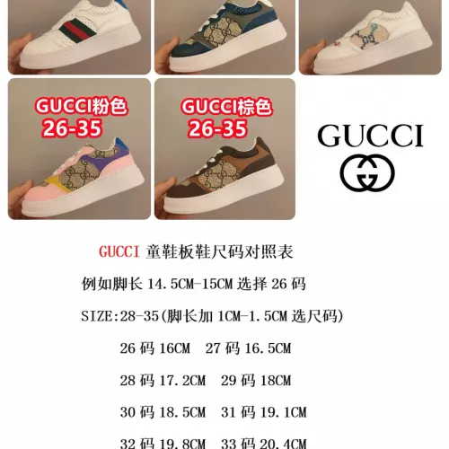 Replica Gucci Kids' Shoes For Kids #1373205 $68.00 USD for Wholesale