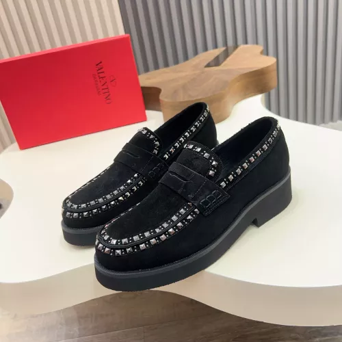 Cheap Valentino Leather Shoes For Men #1373217, $$128.00 USD On Valentino Leather Shoes