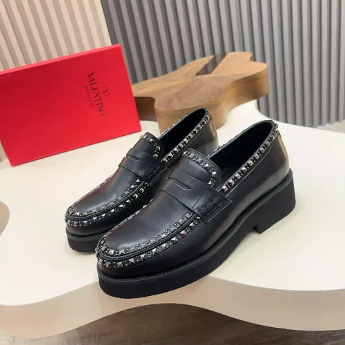 Cheap Valentino Leather Shoes For Men #1373218, $$128.00 USD On Valentino Leather Shoes