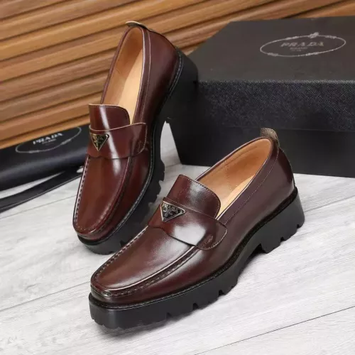 Cheap Prada Leather Shoes For Men #1373403, $$100.00 USD On Prada Leather Shoes