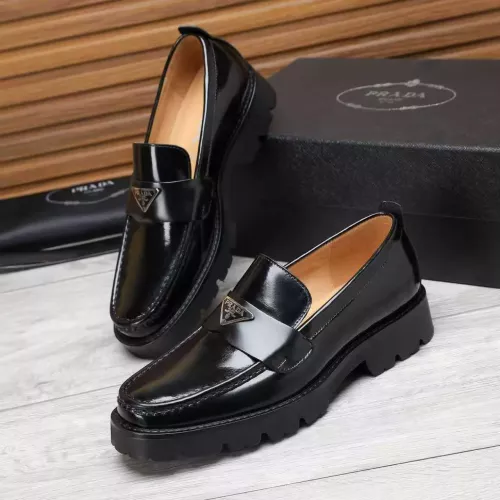 Cheap Prada Leather Shoes For Men #1373404, $$100.00 USD On Prada Leather Shoes