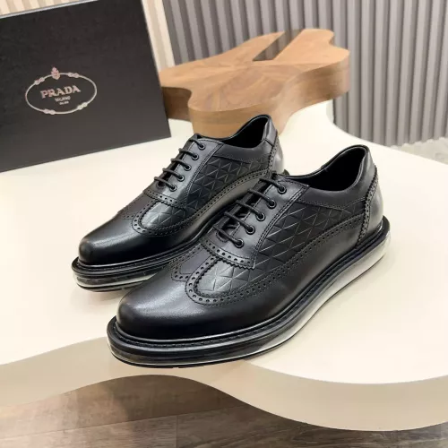 Cheap Prada Leather Shoes For Men #1373440, $$155.00 USD On Prada Leather Shoes