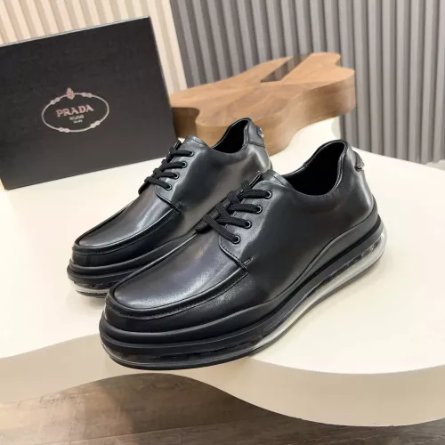 Cheap Prada Leather Shoes For Men #1373441, $$155.00 USD On Prada Leather Shoes