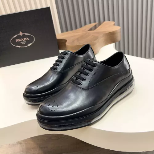 Cheap Prada Leather Shoes For Men #1373443, $$155.00 USD On Prada Leather Shoes