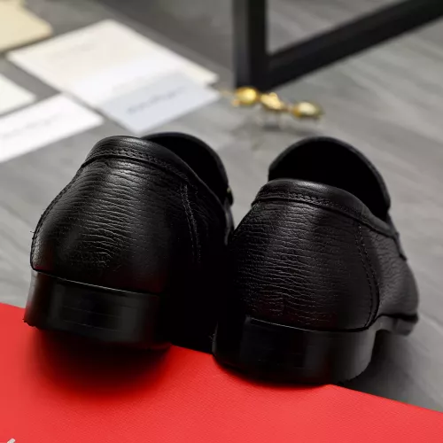 Replica Salvatore Ferragamo Leather Shoes For Men #1373478 $100.00 USD for Wholesale