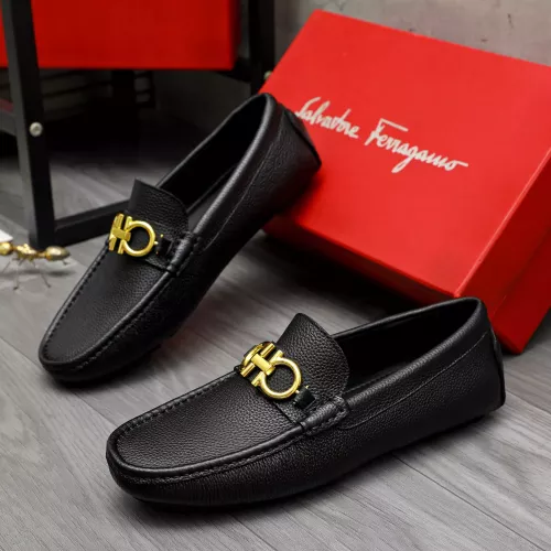 Cheap Salvatore Ferragamo Leather Shoes For Men #1373500, $$82.00 USD On Salvatore Ferragamo Leather Shoes