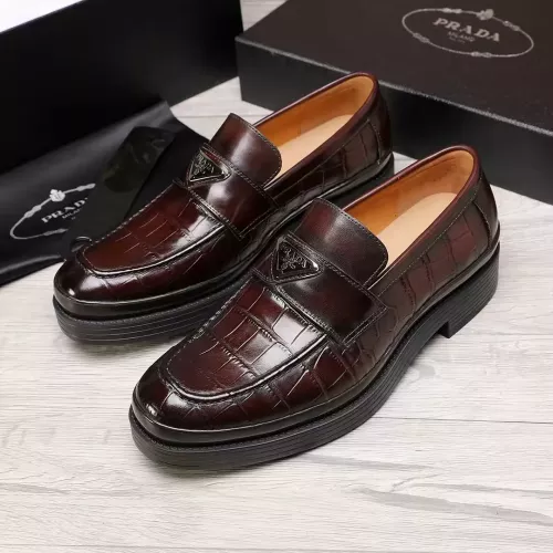 Cheap Prada Leather Shoes For Men #1373519, $$102.00 USD On Prada Leather Shoes