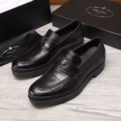 Cheap Prada Leather Shoes For Men #1373520, $$102.00 USD On Prada Leather Shoes