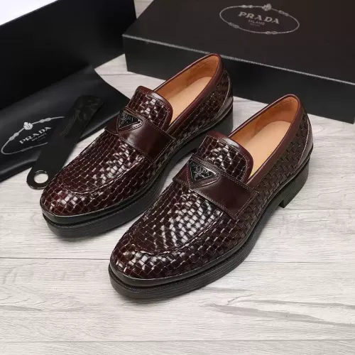Cheap Prada Leather Shoes For Men #1373521, $$112.00 USD On Prada Leather Shoes