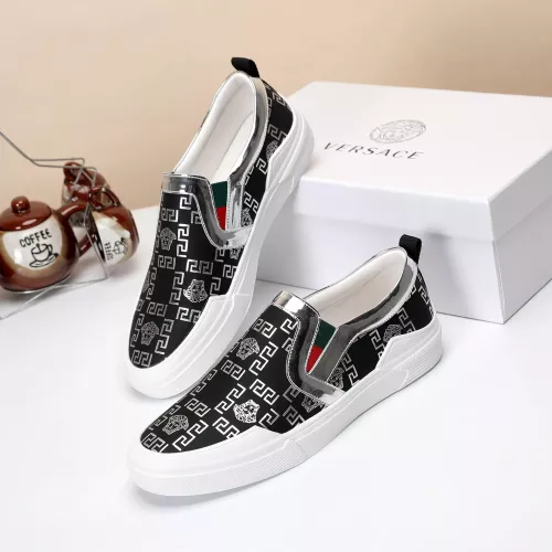 Cheap Versace Casual Shoes For Men #1373596, $$68.00 USD On Versace Casual Shoes