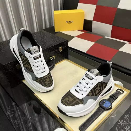 Replica Fendi Casual Shoes For Men #1373624 $82.00 USD for Wholesale