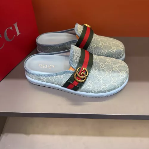 Replica Gucci Slippers For Men #1373650 $64.00 USD for Wholesale