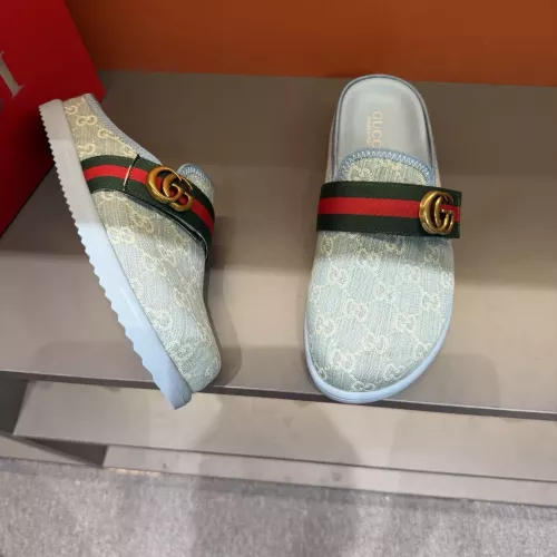 Replica Gucci Slippers For Men #1373650 $64.00 USD for Wholesale