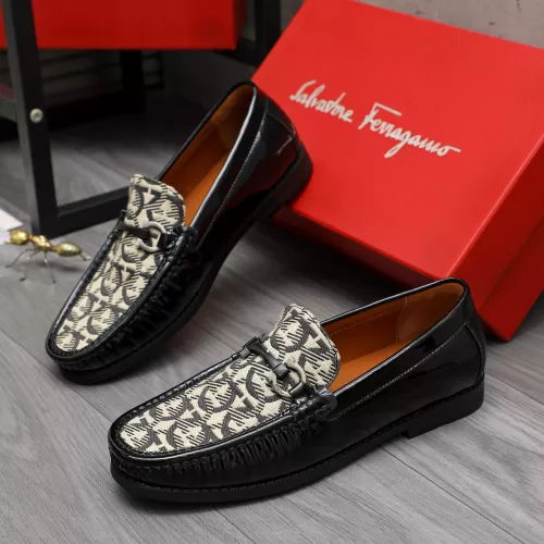 Cheap Salvatore Ferragamo Leather Shoes For Men #1373656, $$80.00 USD On Salvatore Ferragamo Leather Shoes