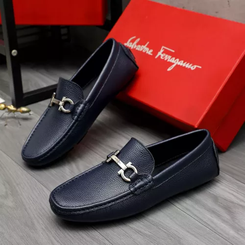 Cheap Salvatore Ferragamo Leather Shoes For Men #1373657, $$82.00 USD On Salvatore Ferragamo Leather Shoes