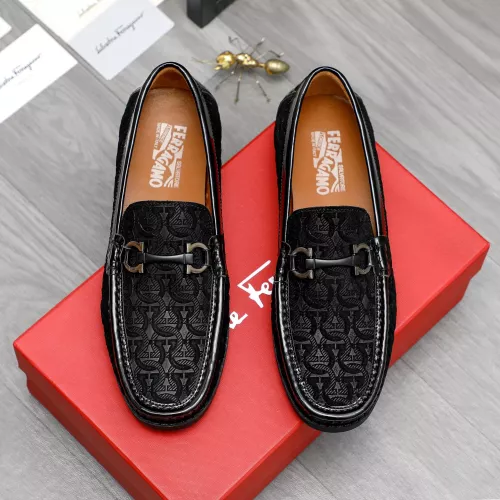 Cheap Salvatore Ferragamo Leather Shoes For Men #1373662, $$80.00 USD On Salvatore Ferragamo Leather Shoes
