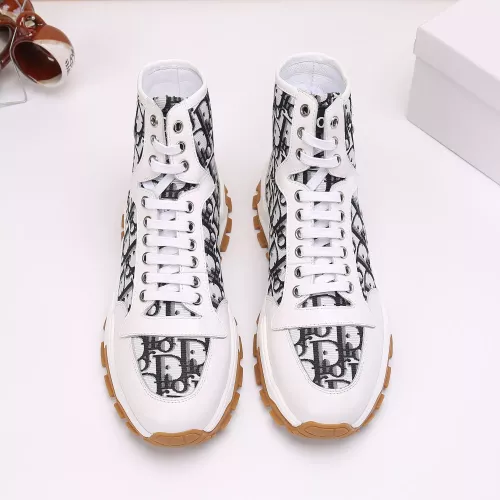 Replica Christian Dior High Top Shoes For Men #1373742 $82.00 USD for Wholesale