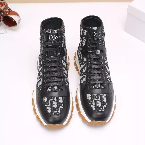 Replica Christian Dior High Top Shoes For Men #1373743 $82.00 USD for Wholesale