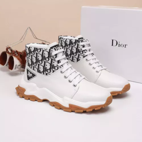 Replica Christian Dior High Top Shoes For Men #1373744 $85.00 USD for Wholesale