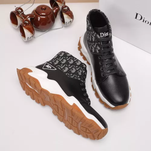 Replica Christian Dior High Top Shoes For Men #1373745 $85.00 USD for Wholesale