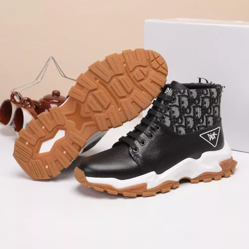 Replica Christian Dior High Top Shoes For Men #1373745 $85.00 USD for Wholesale