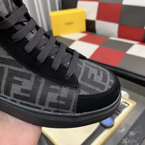 Replica Fendi High Tops Casual Shoes For Men #1373746 $82.00 USD for Wholesale