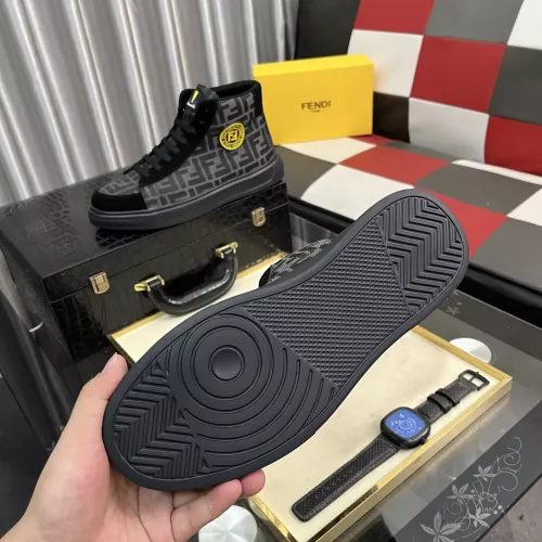 Replica Fendi High Tops Casual Shoes For Men #1373746 $82.00 USD for Wholesale