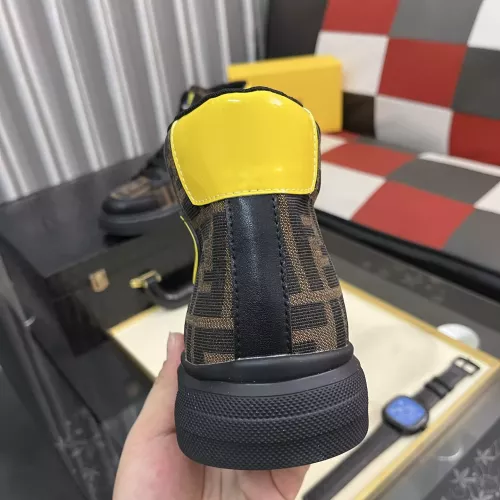 Replica Fendi High Tops Casual Shoes For Men #1373747 $82.00 USD for Wholesale