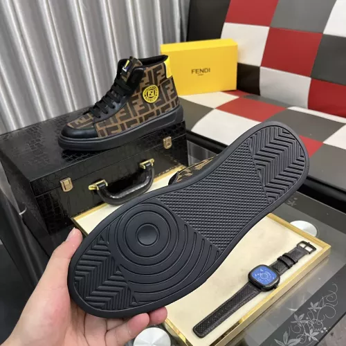 Replica Fendi High Tops Casual Shoes For Men #1373747 $82.00 USD for Wholesale