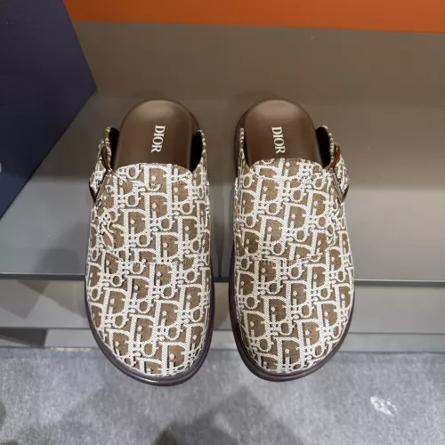 Replica Christian Dior Slippers For Men #1373751 $64.00 USD for Wholesale