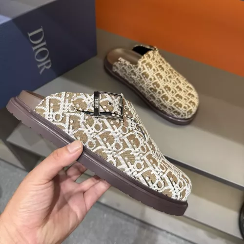 Replica Christian Dior Slippers For Men #1373751 $64.00 USD for Wholesale