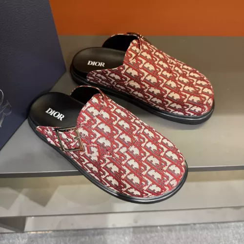 Replica Christian Dior Slippers For Men #1373752 $64.00 USD for Wholesale