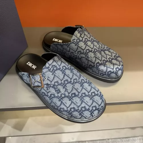 Replica Christian Dior Slippers For Men #1373754 $64.00 USD for Wholesale