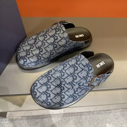 Replica Christian Dior Slippers For Men #1373754 $64.00 USD for Wholesale