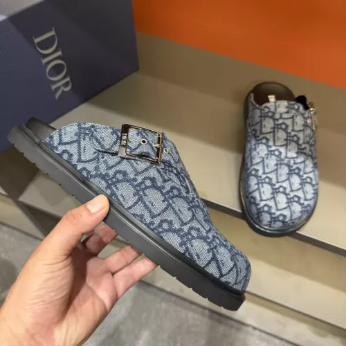 Replica Christian Dior Slippers For Men #1373754 $64.00 USD for Wholesale