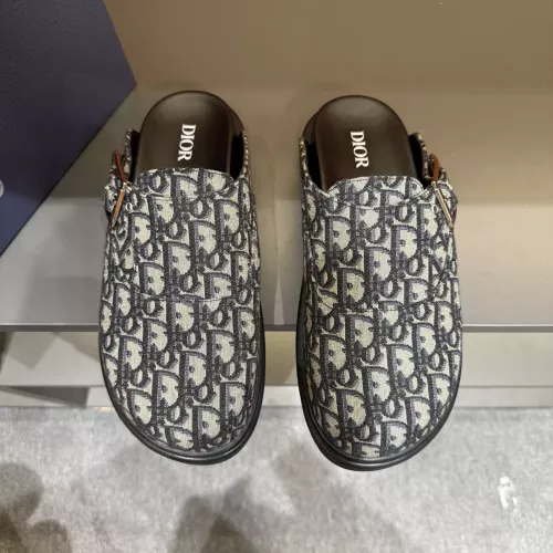 Replica Christian Dior Slippers For Men #1373755 $64.00 USD for Wholesale