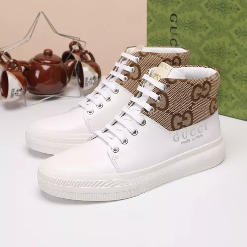 Cheap Gucci High Tops Shoes For Men #1373759, $$80.00 USD On Gucci High Tops Shoes