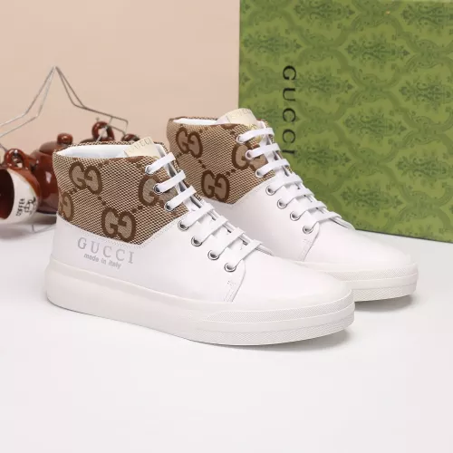 Replica Gucci High Tops Shoes For Men #1373759 $80.00 USD for Wholesale