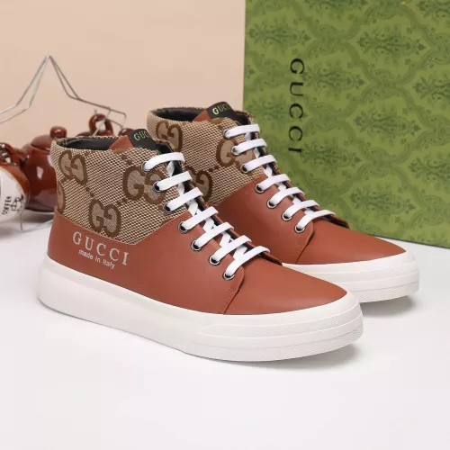 Replica Gucci High Tops Shoes For Men #1373760 $80.00 USD for Wholesale