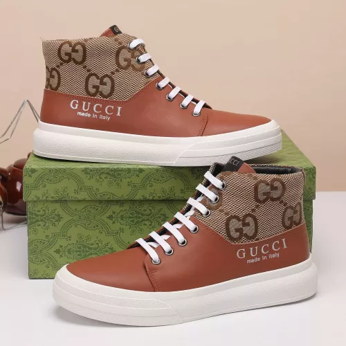 Replica Gucci High Tops Shoes For Men #1373760 $80.00 USD for Wholesale