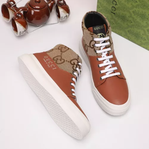 Replica Gucci High Tops Shoes For Men #1373760 $80.00 USD for Wholesale