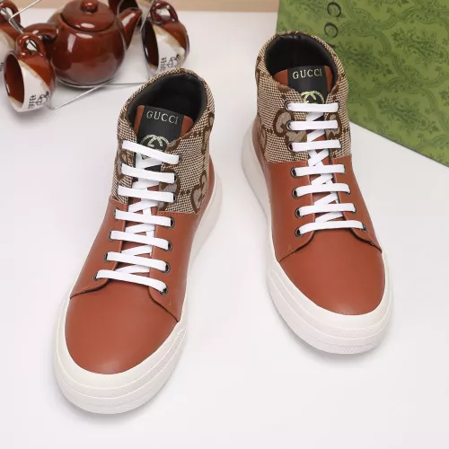 Replica Gucci High Tops Shoes For Men #1373760 $80.00 USD for Wholesale