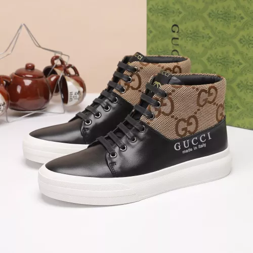 Cheap Gucci High Tops Shoes For Men #1373761, $$80.00 USD On Gucci High Tops Shoes