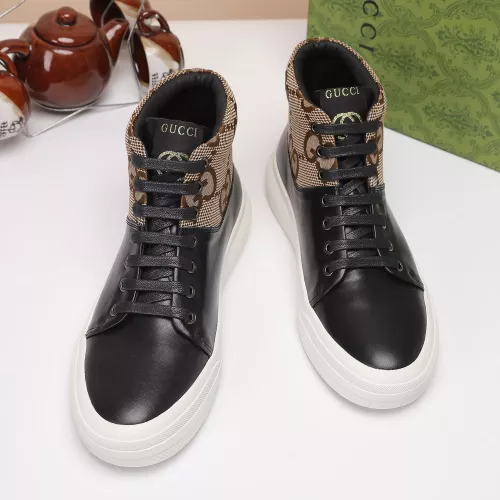Replica Gucci High Tops Shoes For Men #1373761 $80.00 USD for Wholesale