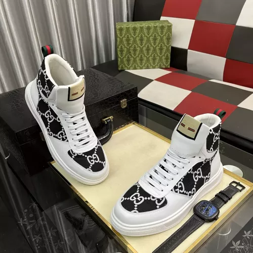Replica Gucci High Tops Shoes For Men #1373849 $82.00 USD for Wholesale