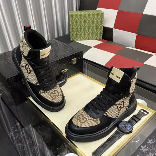 Replica Gucci High Tops Shoes For Men #1373850 $82.00 USD for Wholesale