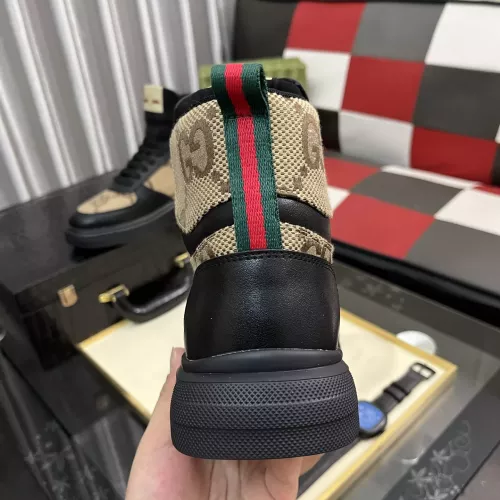 Replica Gucci High Tops Shoes For Men #1373850 $82.00 USD for Wholesale
