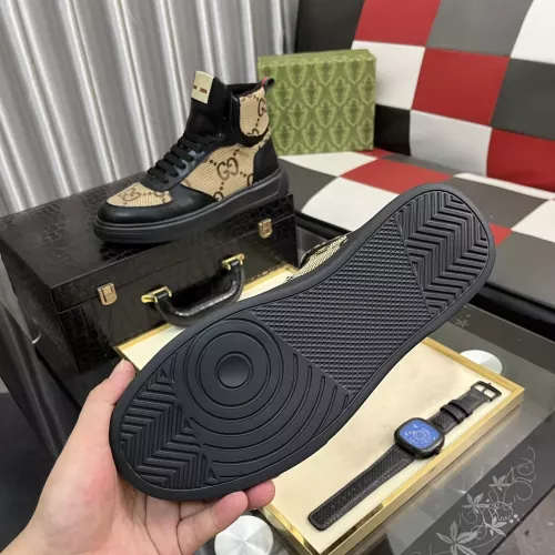 Replica Gucci High Tops Shoes For Men #1373850 $82.00 USD for Wholesale